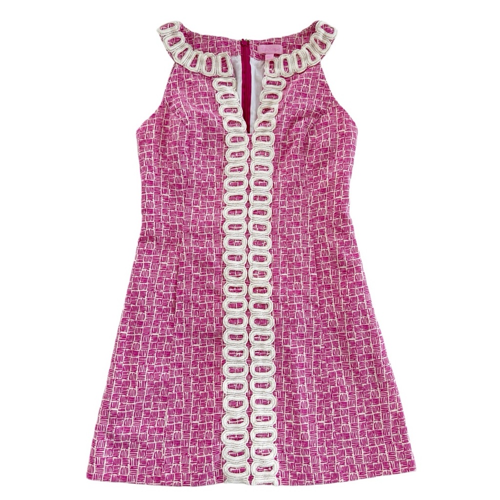 Lilly Pulitzer Pink and White Dress